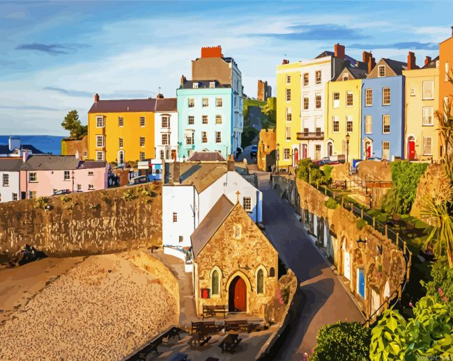 Tenby Uk Painting By Numberss.png
