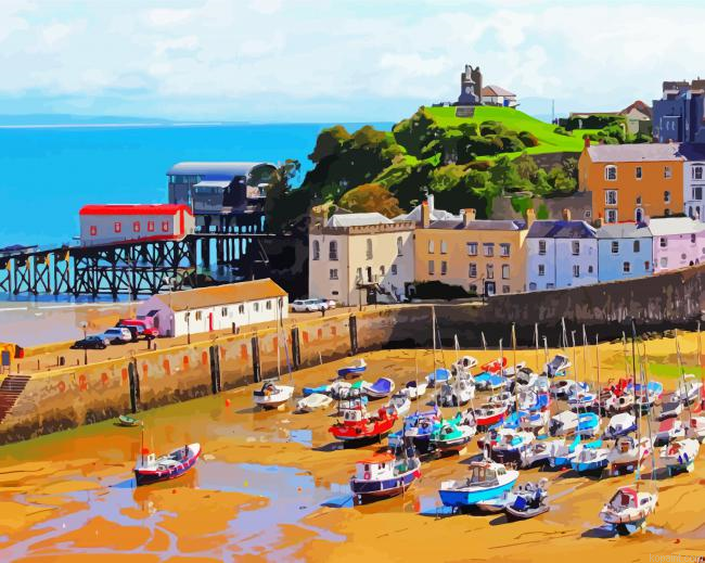 Tenby Wales Painting By Numberss.png