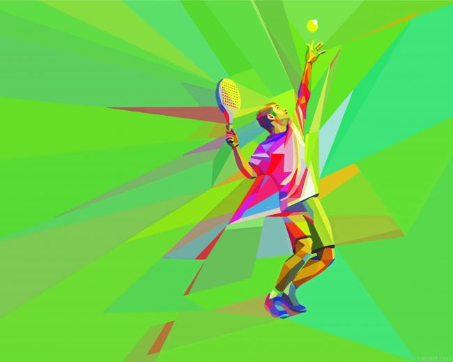 Tennis Player Pop Art Paint By Numbers.png