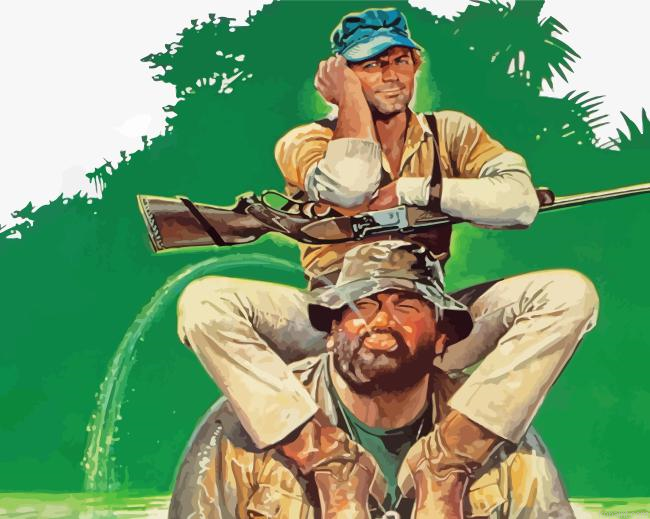 Terence Hill And Bud Spencer Painting By Numberss.png