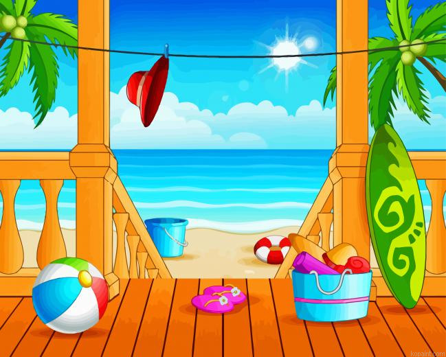 Terrace By The Sea Painting By Numberss.png