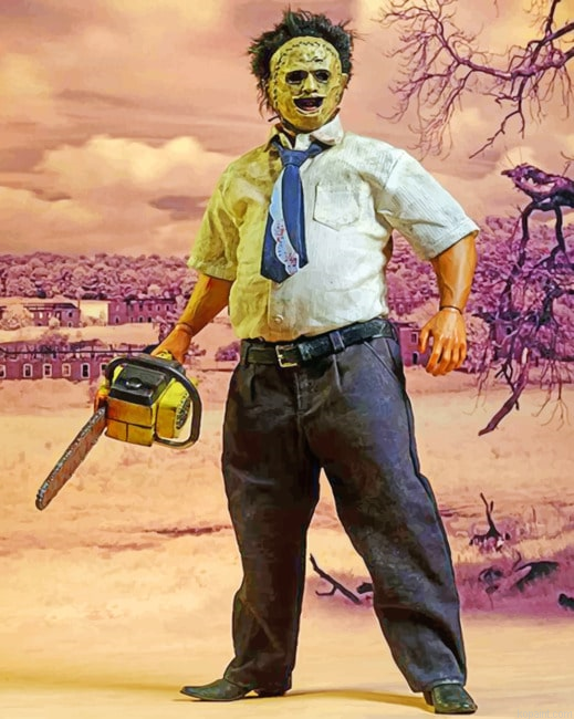 Texas Chainsaw Paint By Numbers