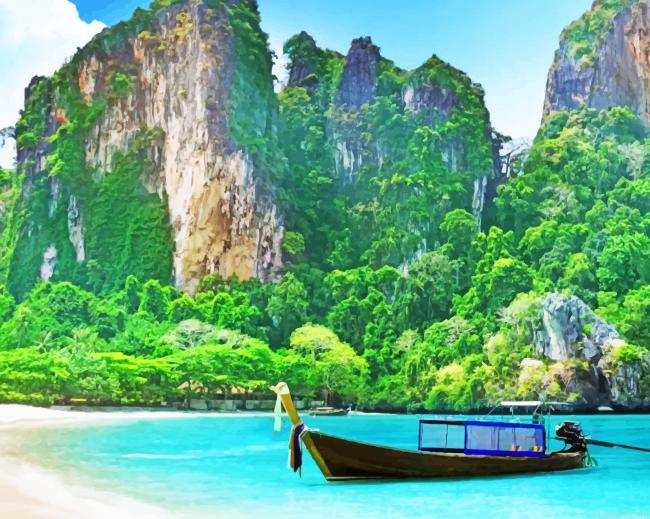 Thailand Beach New Painting By Numberss.png