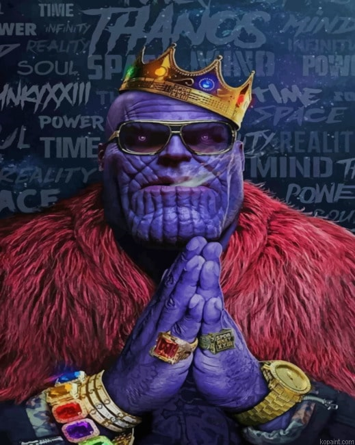 Thanos King Paint By Numbers