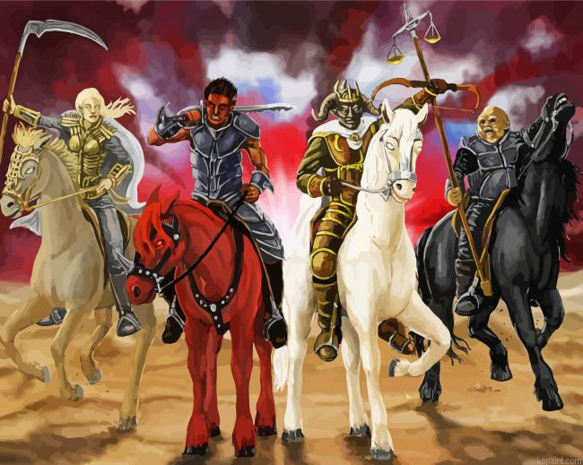 The 4 Horsemen Painting By Numberss.png
