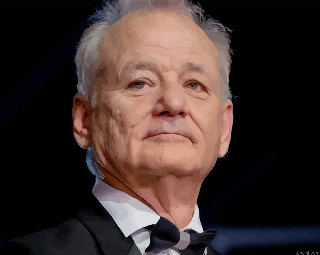 The Actor Bill Murray Paint By Numbers