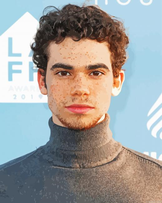 The Actor Cameron Boyce Painting By Numberss.png