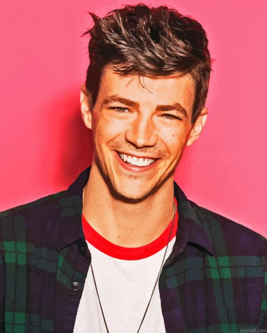 The Actor Grant Gustin Paint By Numbers