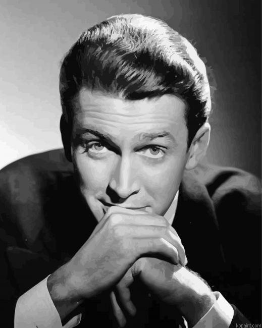 The Actor Jimmy Stewart Painting By Numberss.png