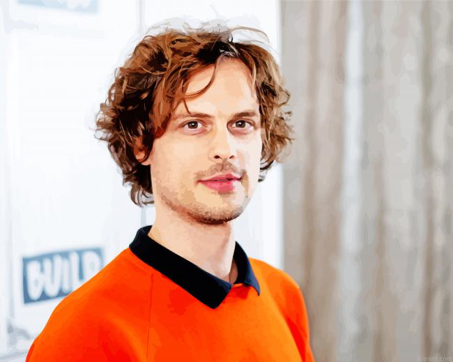 The Actor Matthew Gray Gubler Painting By Numberss.png
