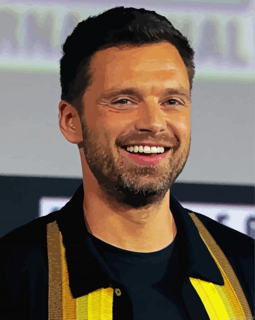 The Actor Sebastian Stan Painting By Numberss.png
