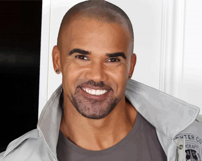 The Actor Shemar Moore Painting By Numberss.png