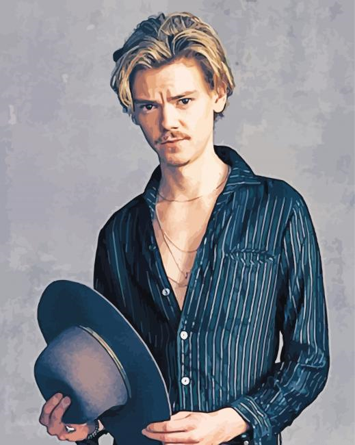 The Actor Thomas Brodie Sangster Paint By Numbers