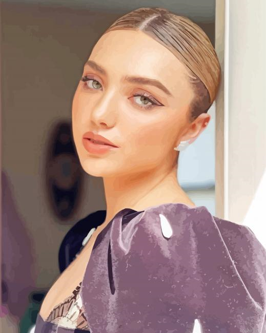 The Actress Peyton List Painting By Numberss.png