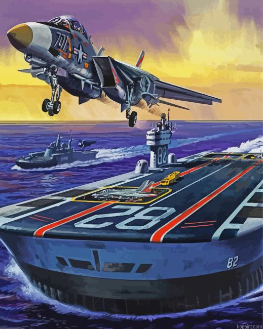 The Aircraft Carrier Painting By Numberss.png