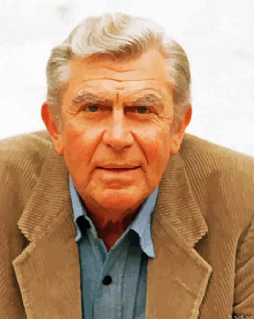The American Actor Andy Griffith Painting By Numberss.png