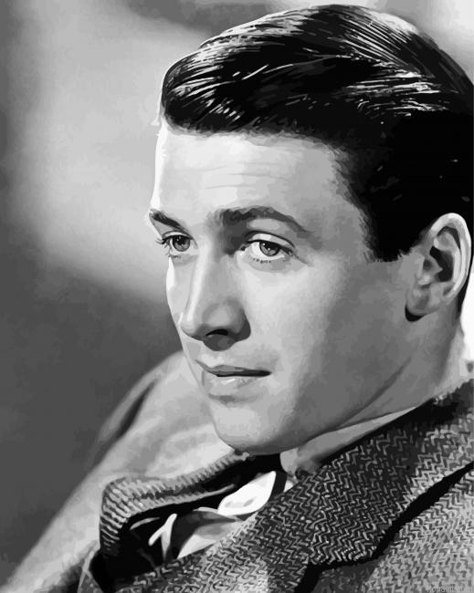 The American Actor James Stewart Painting By Numberss.png