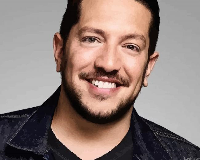 The American Comedian Sal Vulcano Painting By Numberss.png