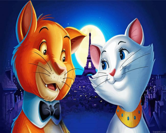 The Aristocats Animation CABracters Paint By Numbers