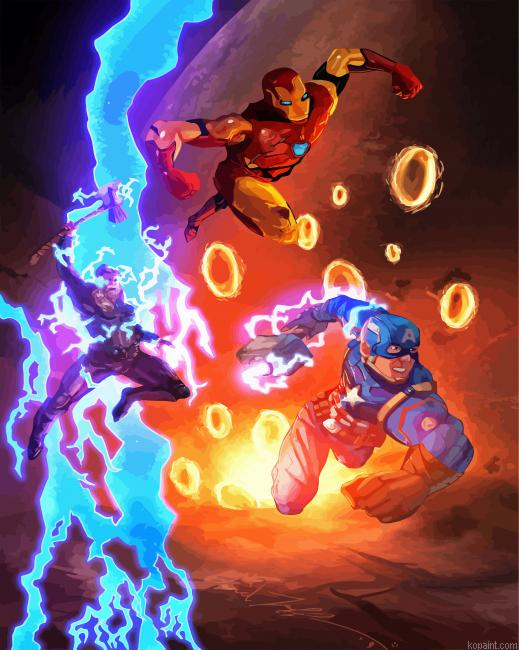 The Avengers Endgame Paint By Numbers.png