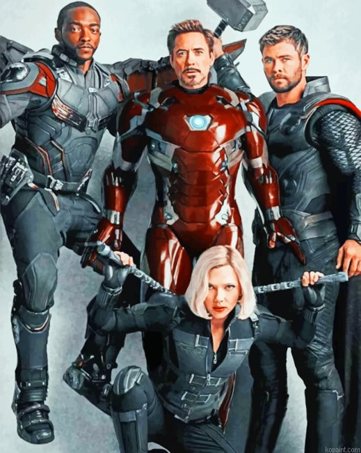 The Avengers Painting By Numberss.png