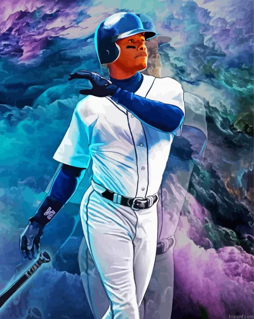 The Baseball Player Ken Griffey Jr Painting By Numberss.png