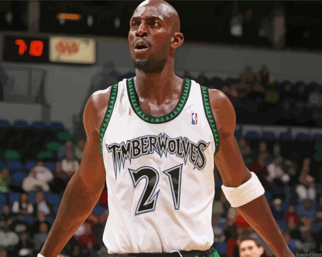 The Basketball Player Kevin Garnett Painting By Numberss.png