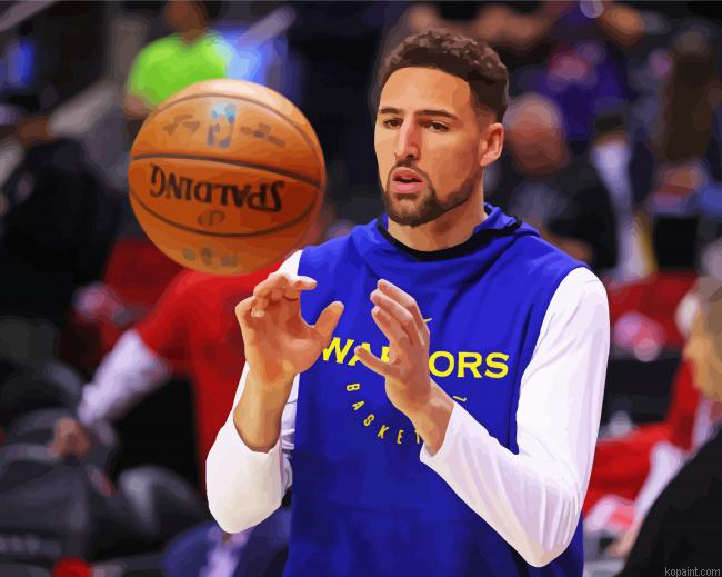 The Basketballer Klay Thompson Painting By Numberss.png