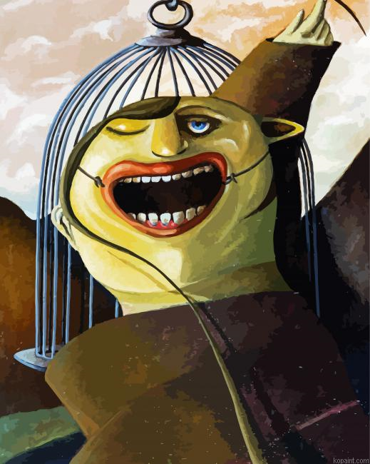 The Bird Charmer Tamayo Art Painting By Numberss.png