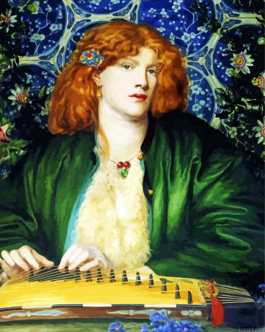 The Blue Bower By Rossetti Painting By Numberss.png