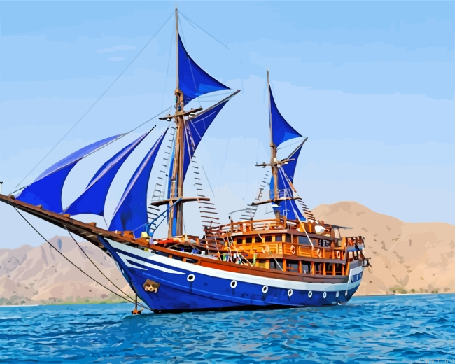 The Blue Ship Painting By Numberss.png