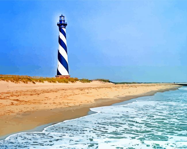 The Cape Hatteras Light Station Painting By Numberss.png