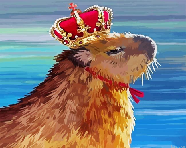 The Capybara Queen Paint By Numbers.png