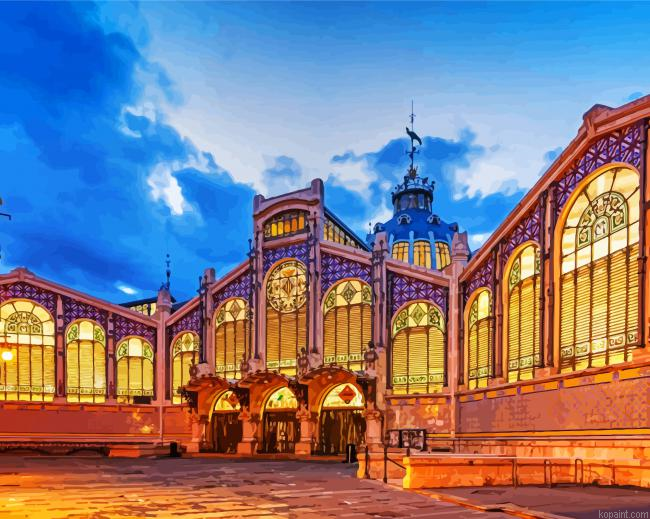 The Central Market Of Valencia Painting By Numberss.png