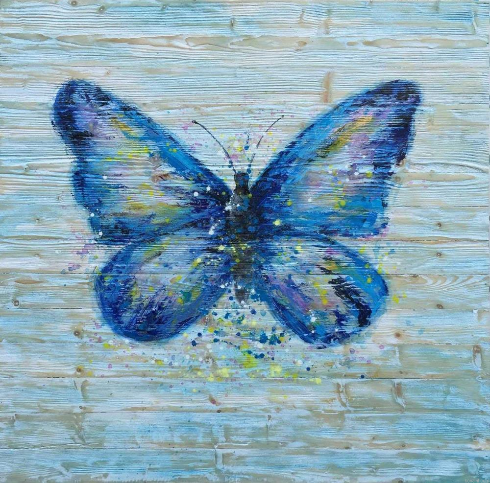 The Common Blue Butterfly Animals Painting By Numberss.png