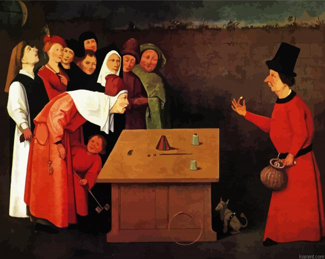 The Conjurer By Bosch Art Painting By Numberss.png