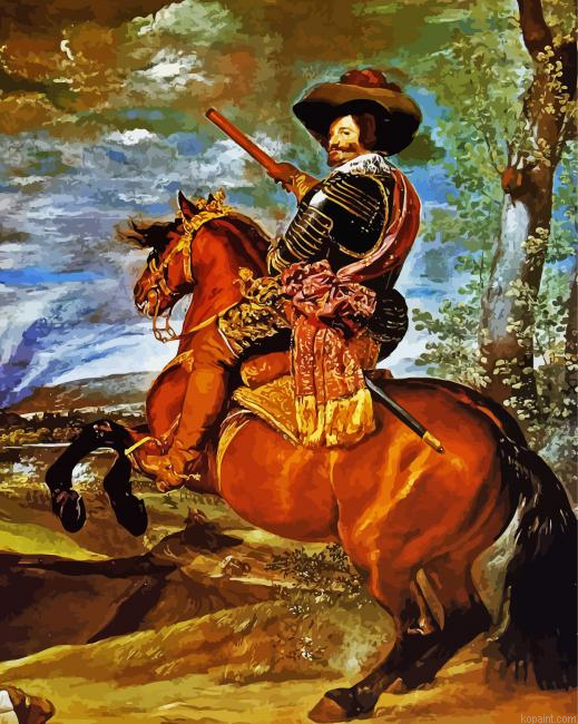 The Count Duke Of Olivares Velazquez Painting By Numberss.png