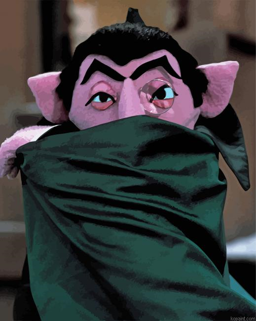 The Count Sesames Street Character Painting By Numberss.png
