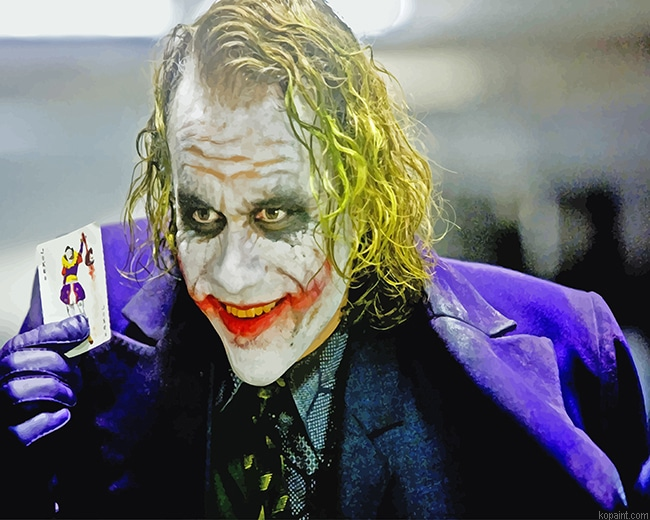 The Dark Knight Joker New Painting By Numberss.png