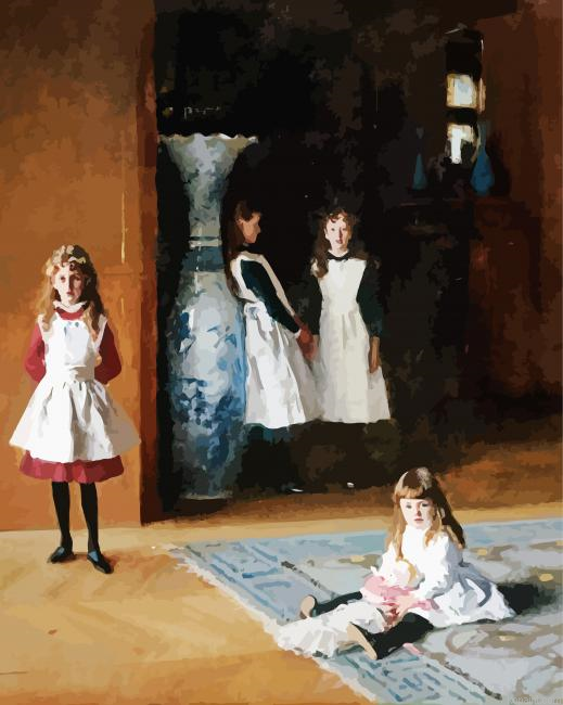 The Daughters Of Edward Darley Boit By John Singer Sargent Paint By Numbers