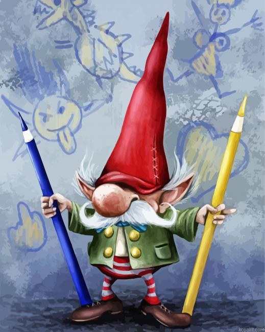 The Drawing Gnome Painting By Numberss.png