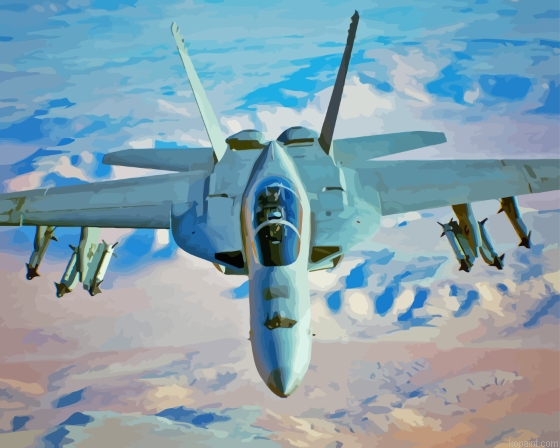 The Fa 18 Horney Aircraft Painting By Numberss.png