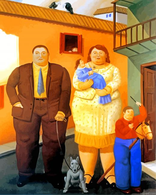 The Fat Family Paint By Numbers