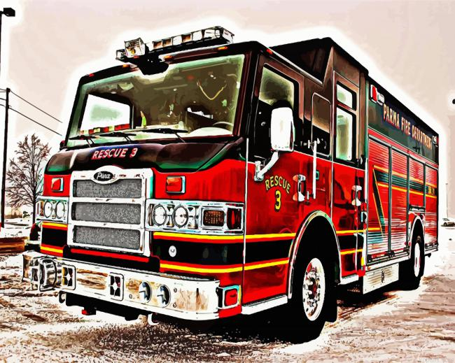 The Fire Truck Painting By Numberss.png