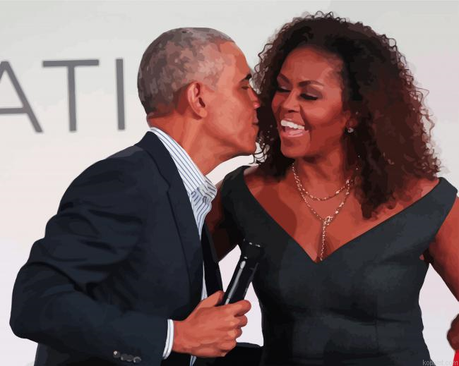 The First Lady Michelle Obama Painting By Numberss.png