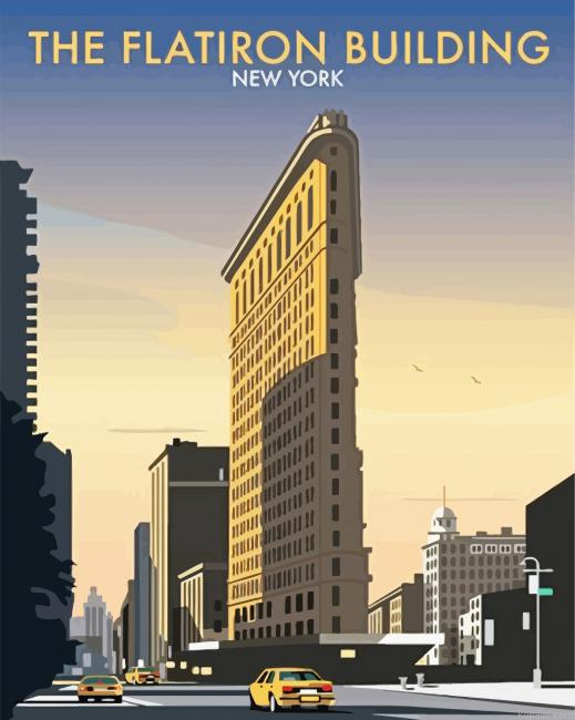 The Flatiron Building New York Painting By Numberss.png