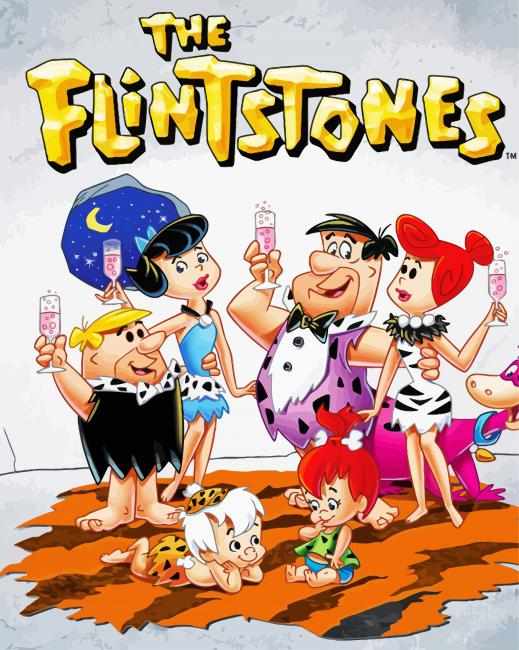 The Flintstones Family Tv Show Painting By Numberss.png
