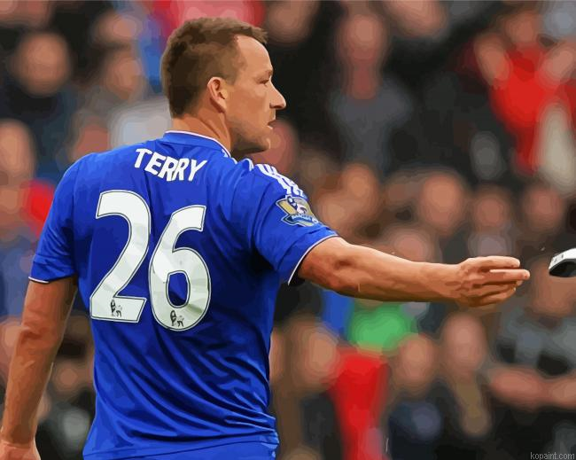 The Football Player John Terry Paint By Numbers