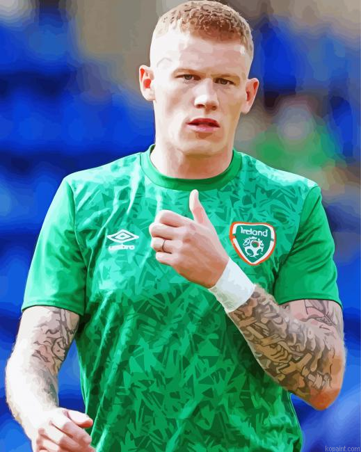 The Footballer James Mcclean Painting By Numberss.png