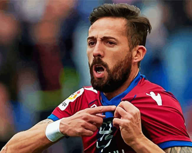 The Footballer Jose Luis Morales Painting By Numberss.png